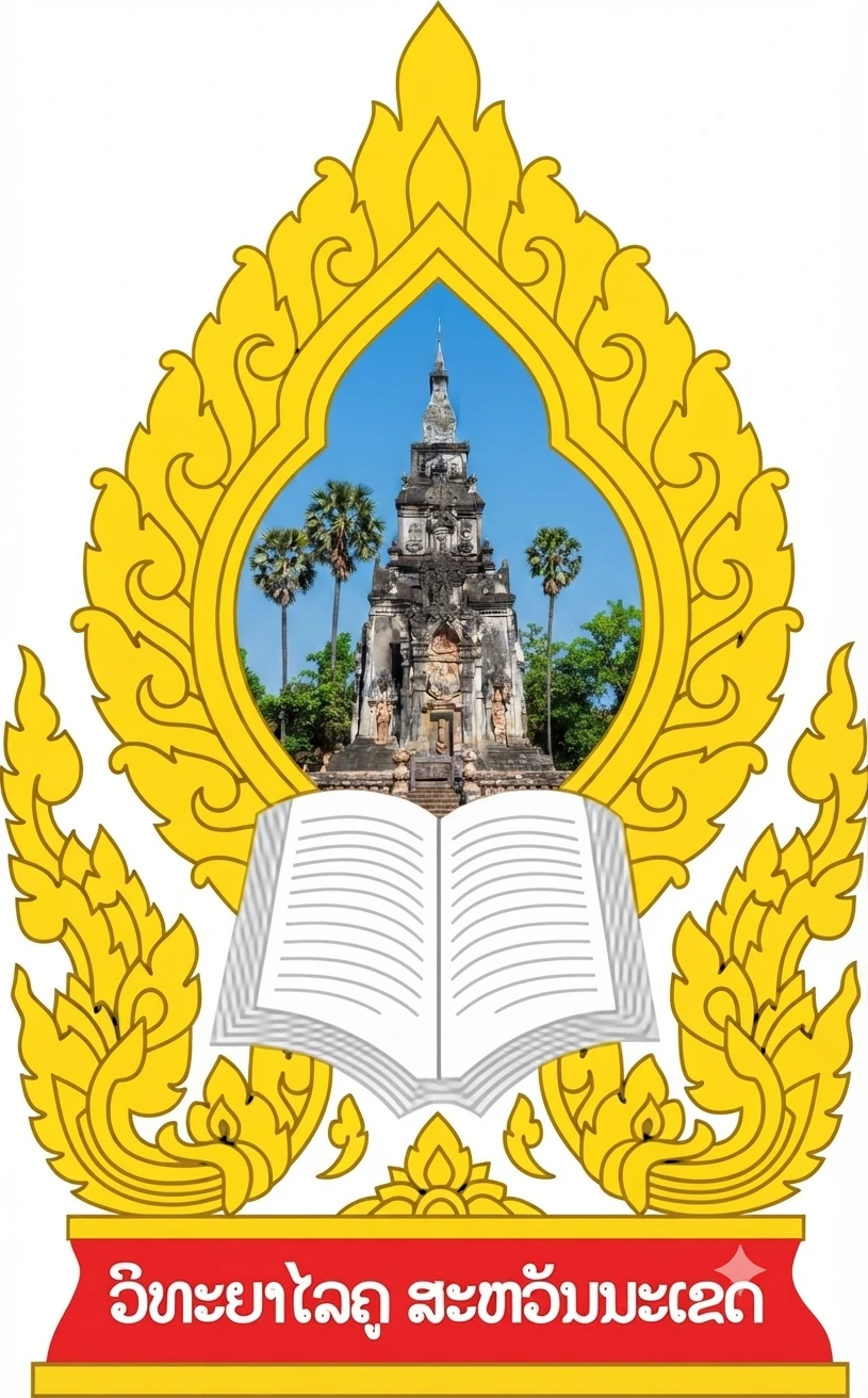 ໂລໂກ້ ມະຫາວິທະຍາໄລສ້າງຄູແຫ່ງຊາດ (ມສຊ) ວິທະຍາເຂດສະຫວັນນະເຂດ